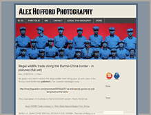 Tablet Screenshot of alexhoffordphotography.com